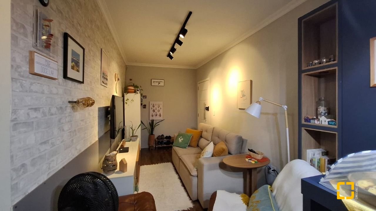 Apartamento com 56m², 3 quartos (sendo 1 suíte), 1 garagem, no bairro Campeche em Florianópolis