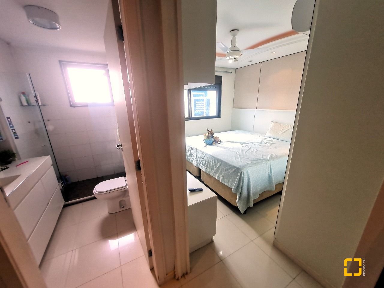 Apartamento com 126m², 4 quartos (sendo 1 suíte), 2 garagens, no bairro Estreito em Florianópolis