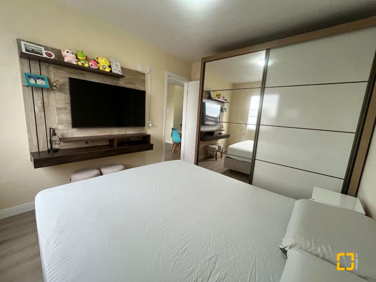 Apartamento com 55m², 2 quartos, 1 garagem, no bairro Serraria em São José