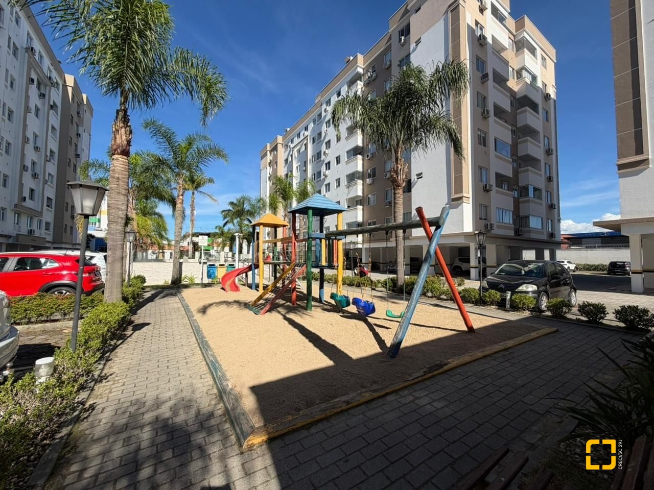 Apartamento com 65m², 2 quartos, 1 garagem, no bairro Fazenda Santo Antônio em São José