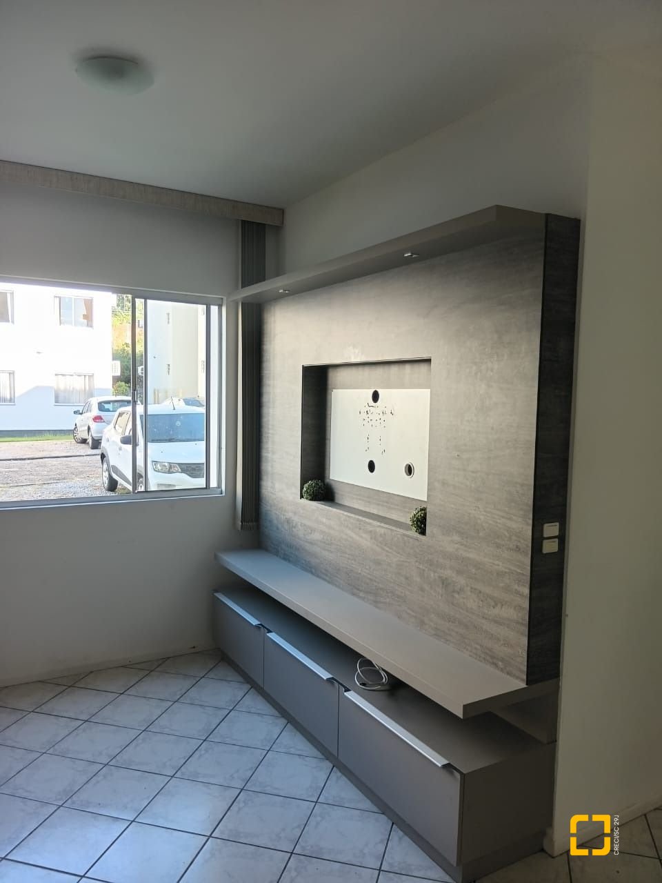 Apartamento com 47m², 2 quartos, 1 garagem, no bairro Passa Vinte em Palhoça