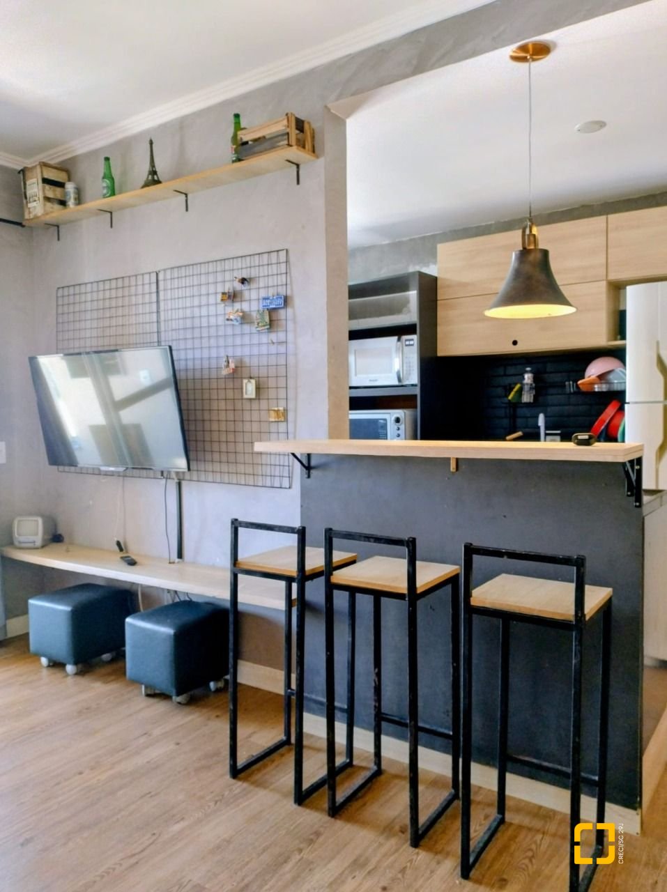 Apartamento com 55m², 2 quartos, 1 garagem, no bairro Vargem Grande em Florianópolis