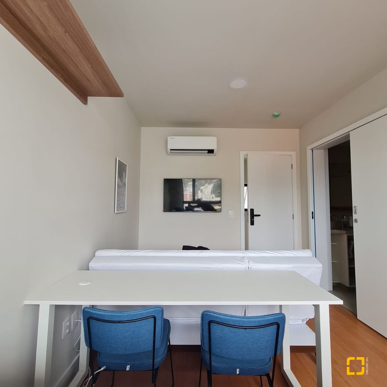Studio com 23m², 1 quarto, 1 garagem, no bairro Carvoeira em Florianópolis