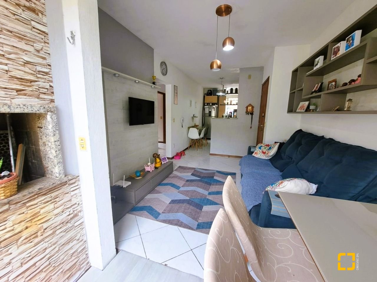 Apartamento com 65m², 3 quartos, 1 garagem, no bairro Ipiranga em São José