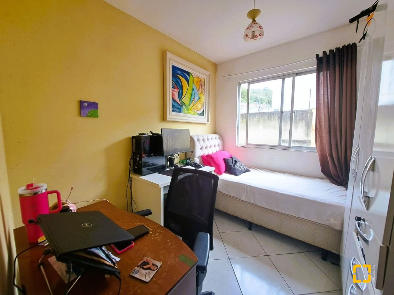 Apartamento com 65m², 3 quartos, 1 garagem, no bairro Ipiranga em São José