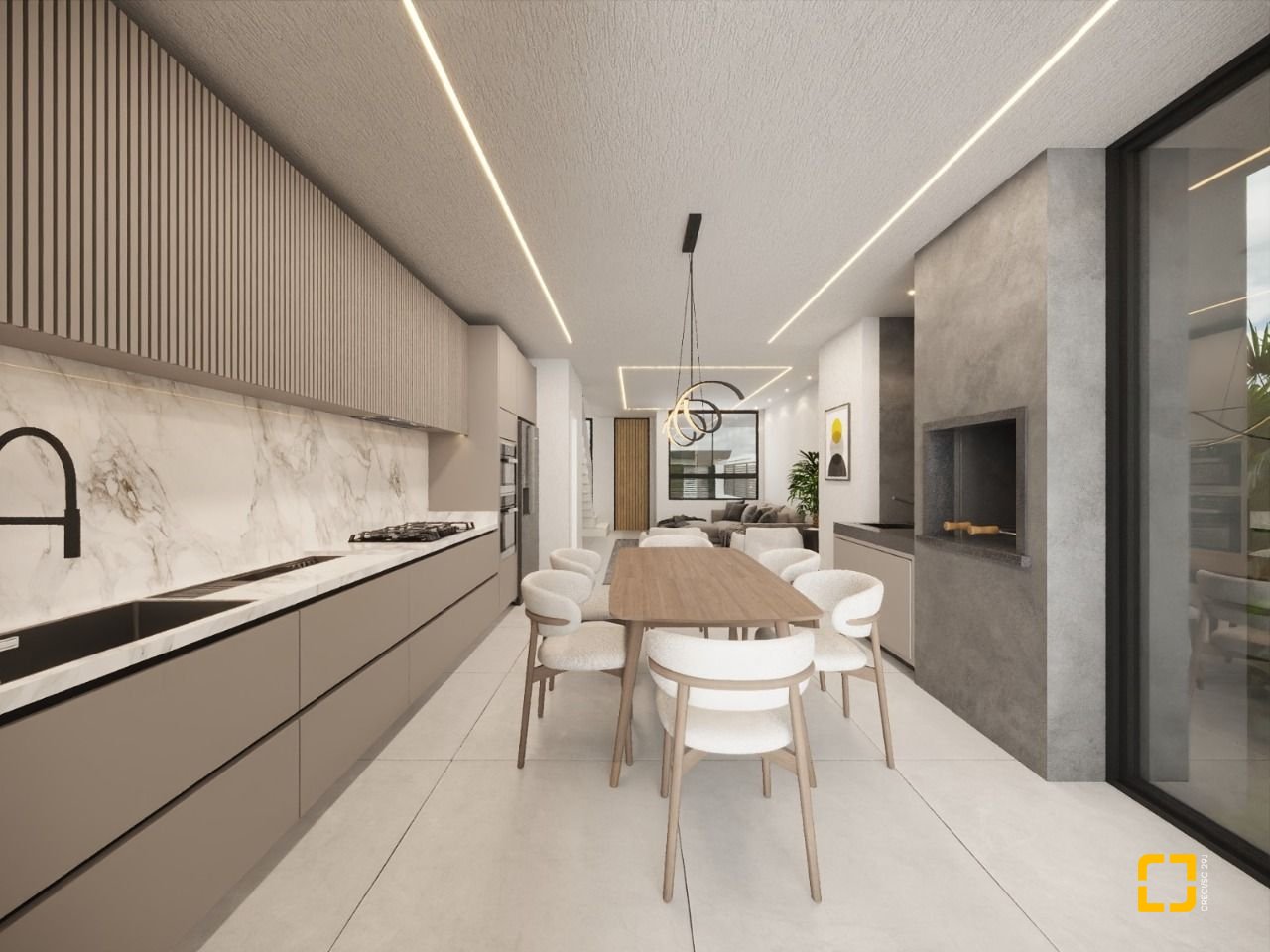 Casa de Condomínio com 150m², 3 quartos (sendo 3 suítes), 2 garagens, no bairro Rio Vermelho em Florianópolis