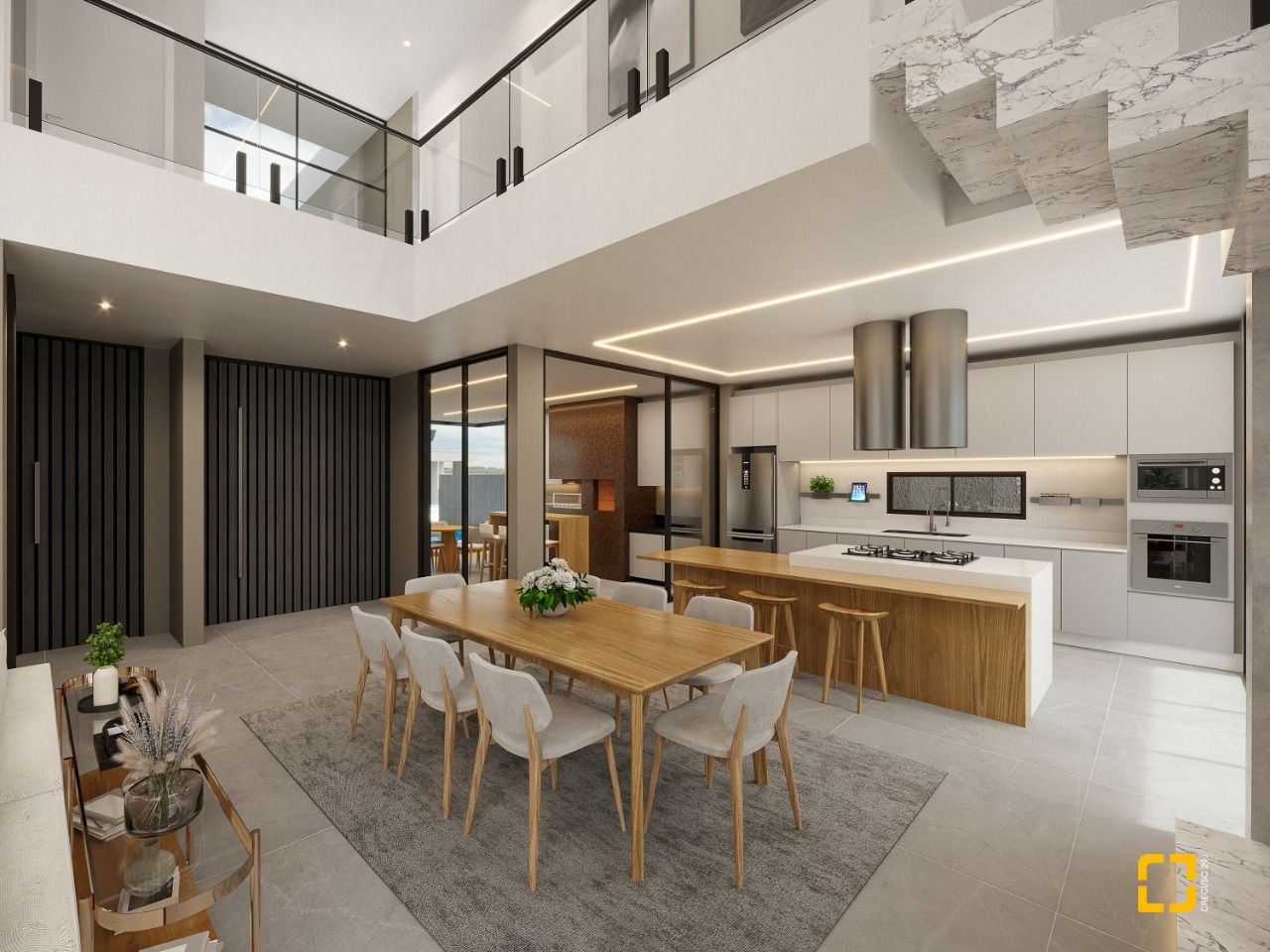 Casa de Condomínio com 281m², 6 quartos (sendo 3 suítes), 2 garagens, no bairro São João do Rio Vermelho em Florianópolis