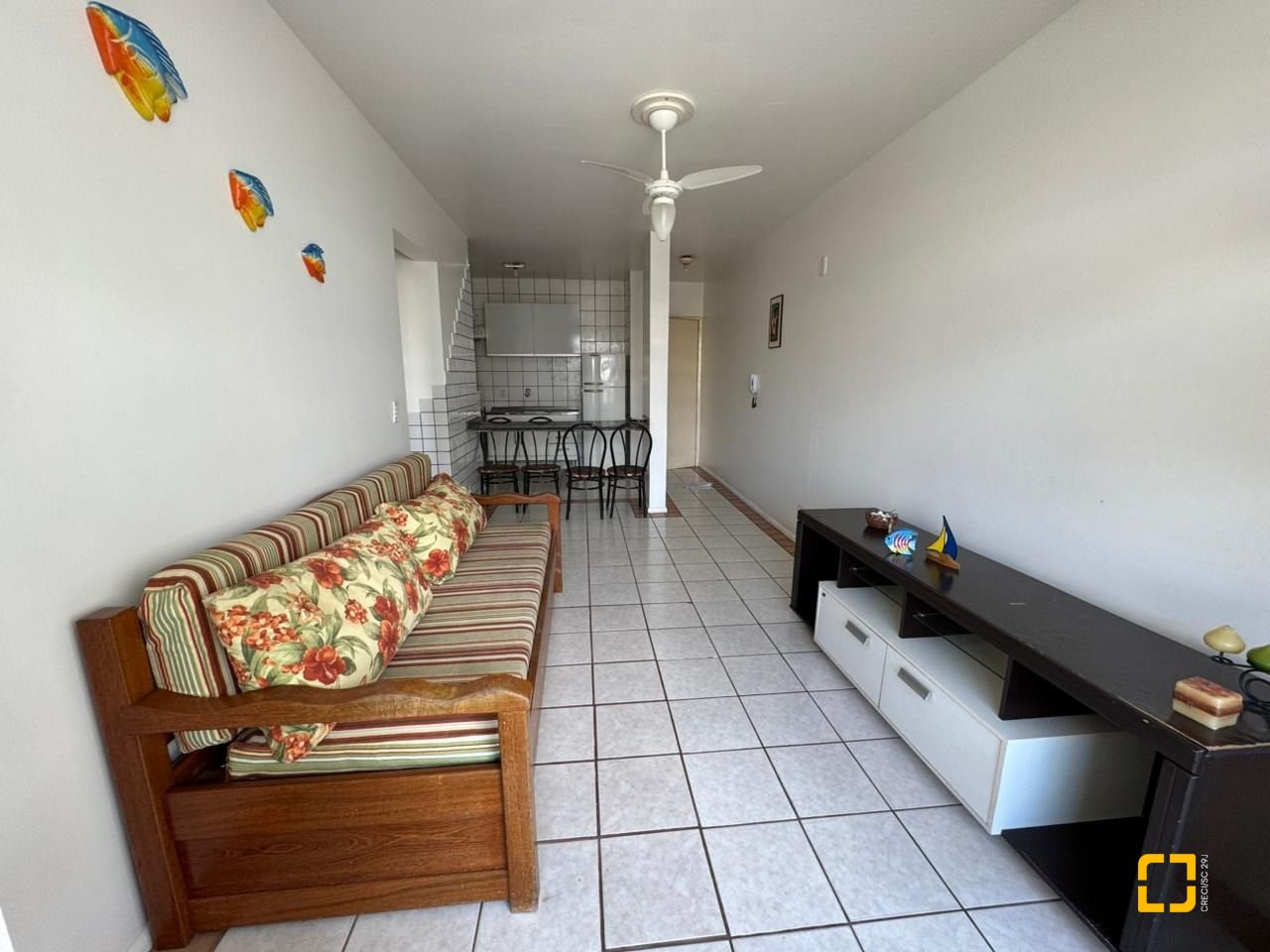 Apartamento com 45m², 1 quarto, 1 garagem, no bairro Canasvieiras em Florianópolis