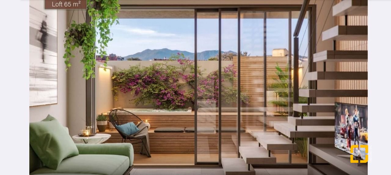 Loft com 54m², 2 quartos (sendo 1 suíte), no bairro Campeche em Florianópolis