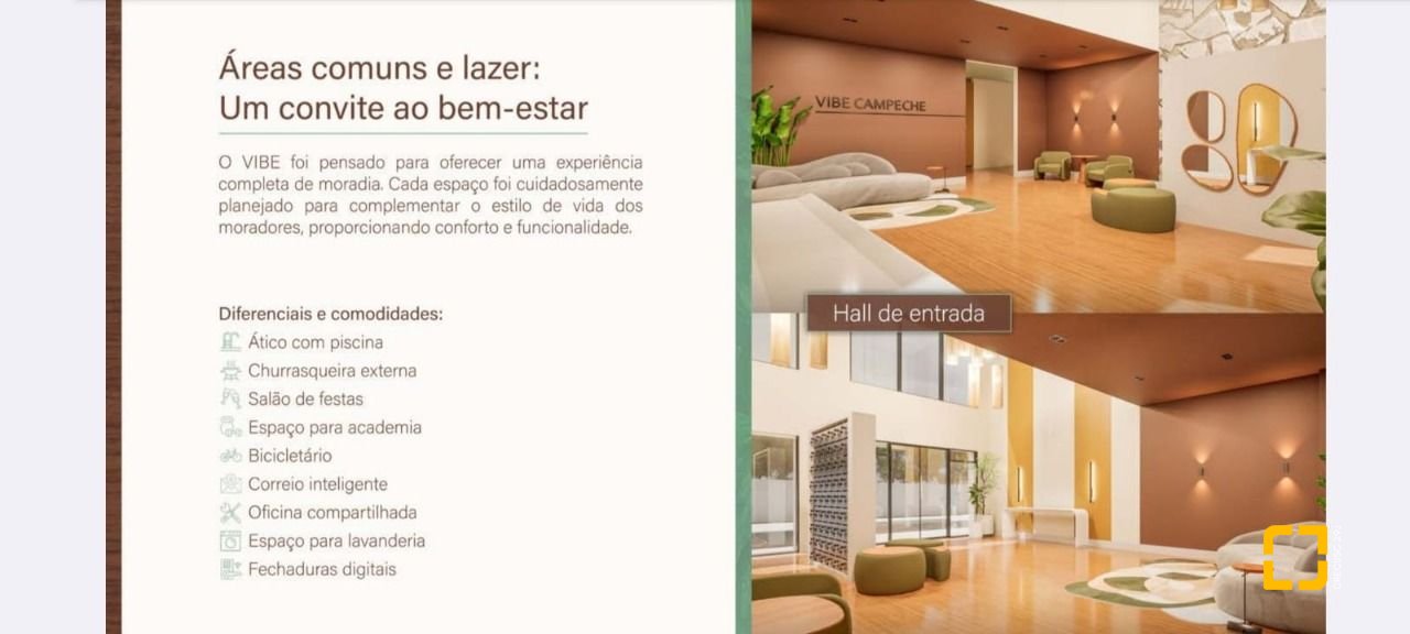 Loft com 54m², 2 quartos (sendo 1 suíte), no bairro Campeche em Florianópolis