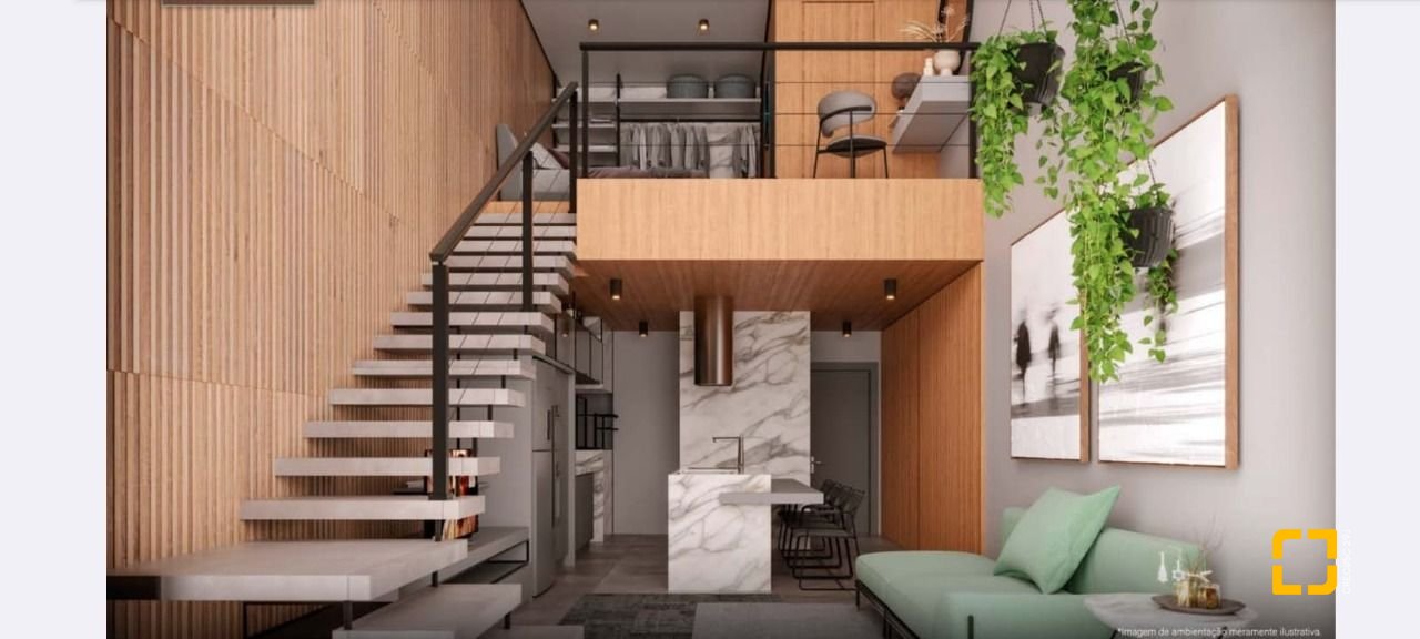 Loft com 54m², 2 quartos (sendo 1 suíte), no bairro Campeche em Florianópolis