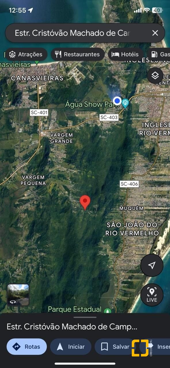 Sítio com 180m², 3 quartos (sendo 1 suíte), no bairro Vargem Grande em Florianópolis