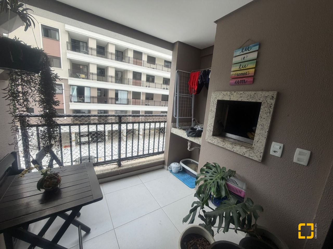 Apartamento com 66m², 3 quartos (sendo 1 suíte), 1 garagem, no bairro Itacorubi em Florianópolis