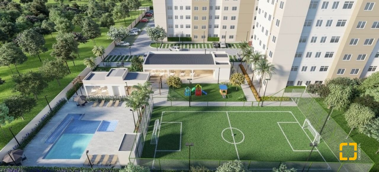 Apartamento com 48m², 2 quartos, 1 garagem, no bairro Bela Vista em Palhoça