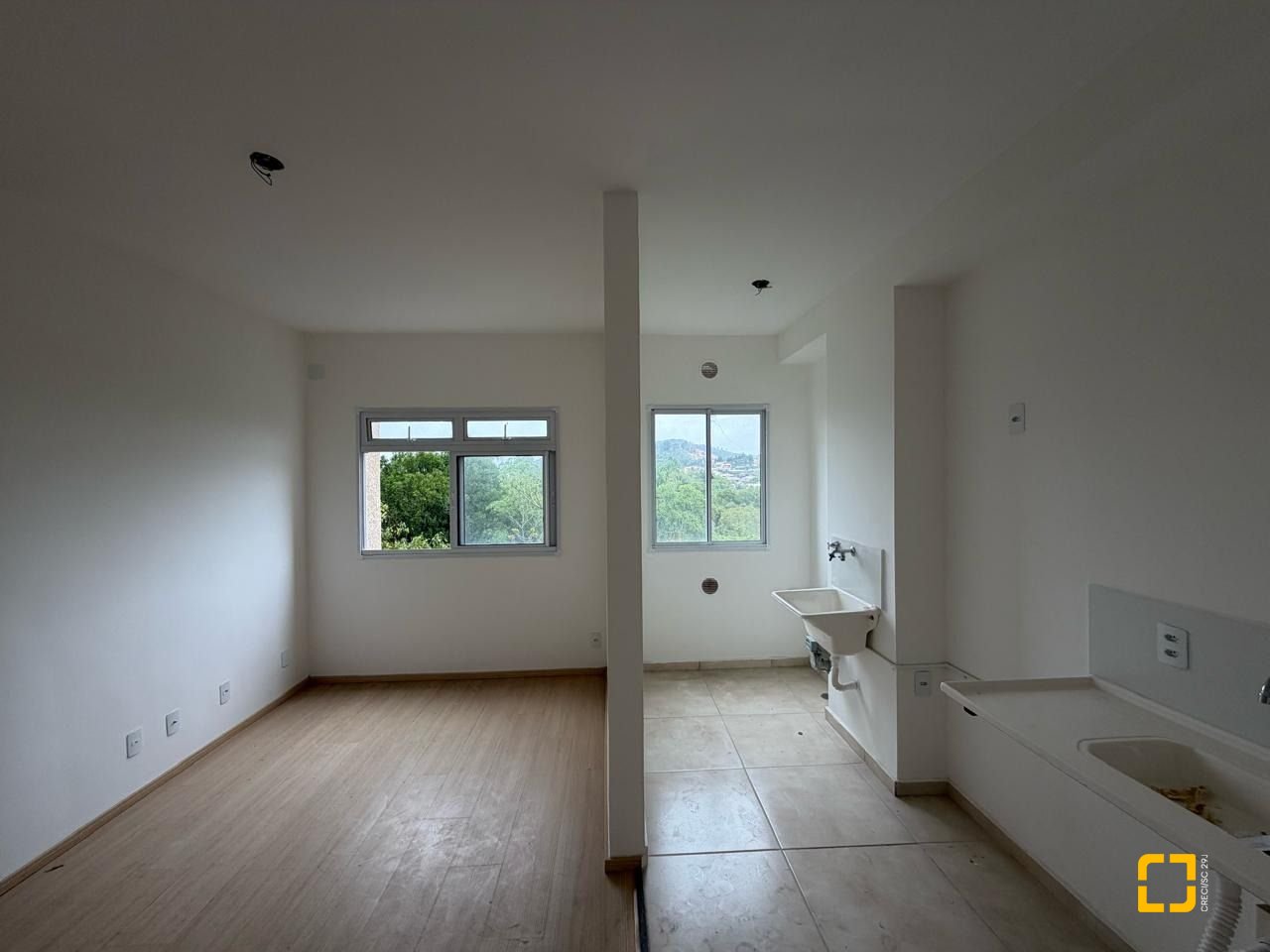 Apartamento com 48m², 2 quartos, 1 garagem, no bairro Bela Vista em Palhoça
