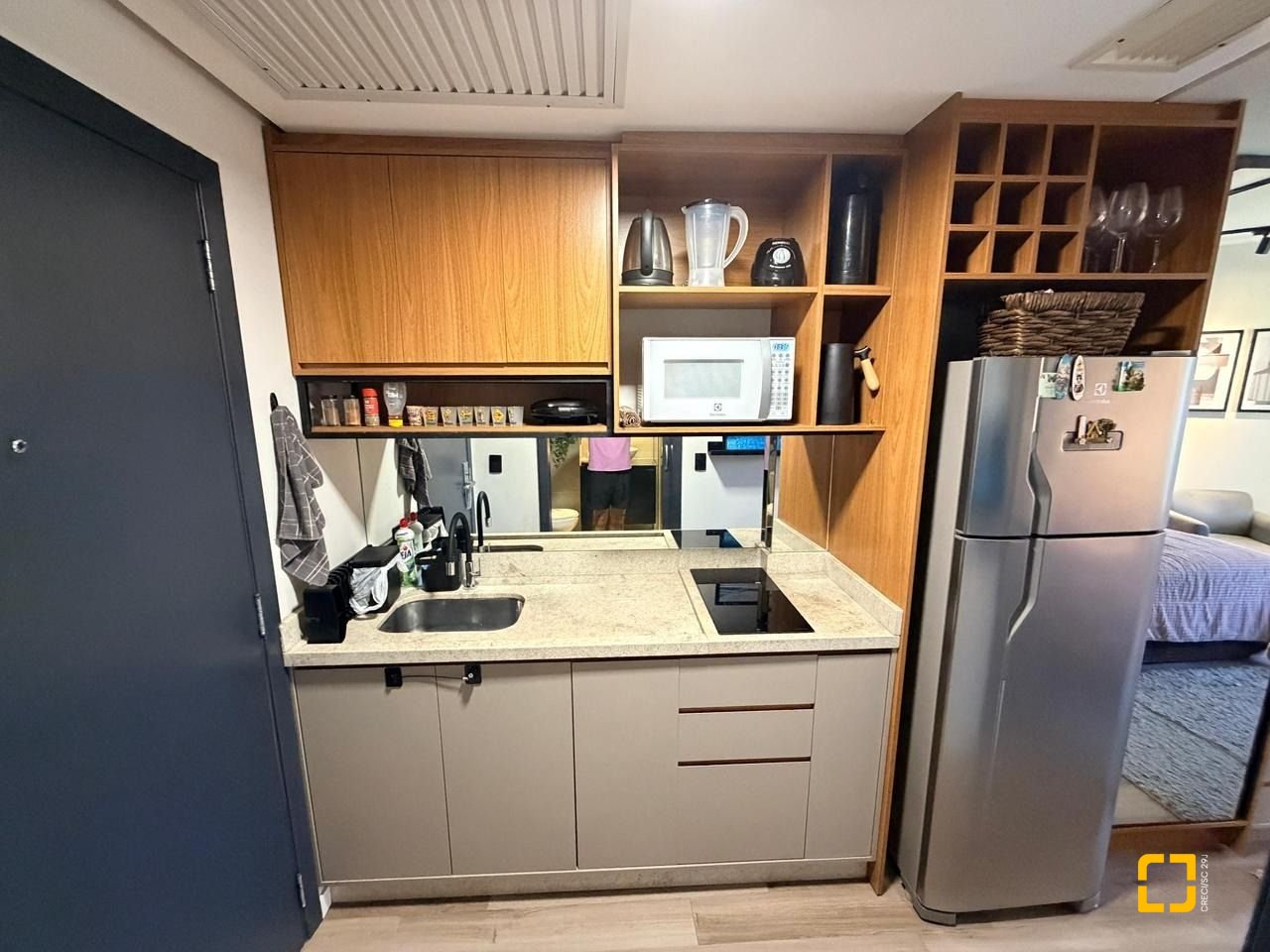 Studio com 25m², 1 quarto, 1 garagem, no bairro Itacorubi em Florianópolis