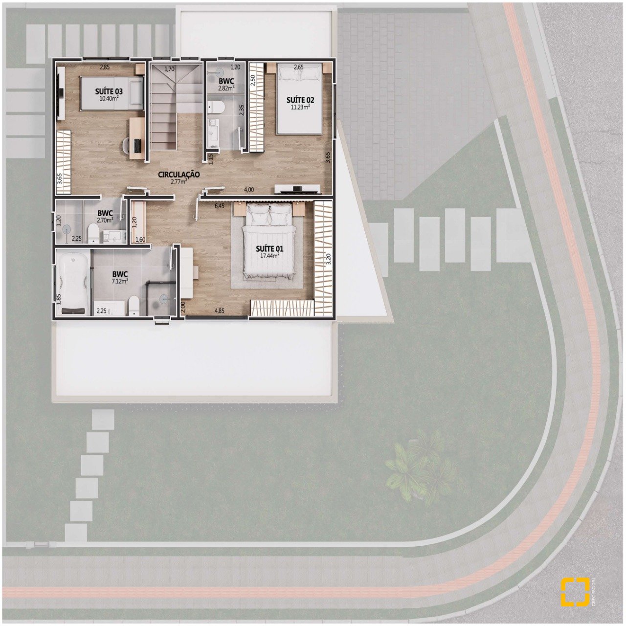 Casa de Condomínio com 162m², 6 quartos (sendo 3 suítes), 2 garagens, no bairro Cachoeira do Bom Jesus em Florianópolis