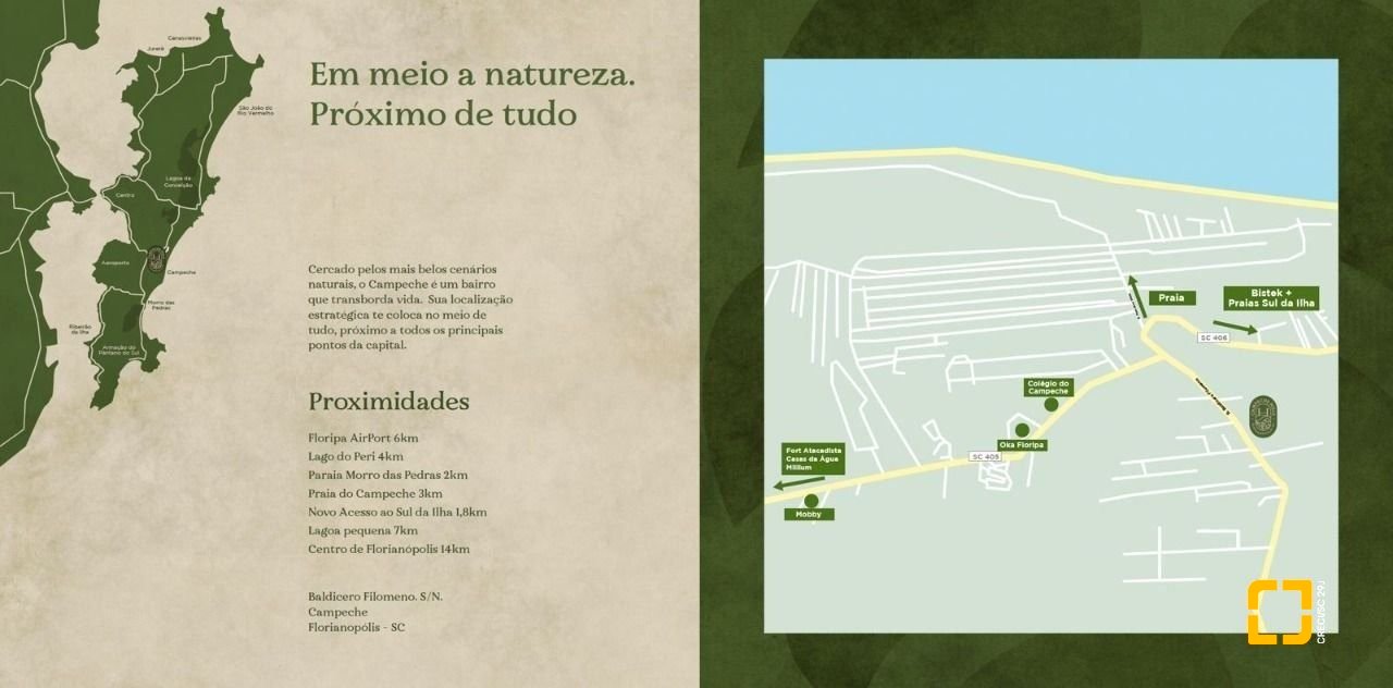 Loft com 43m², 1 quarto (sendo 1 suíte), 1 garagem, no bairro Ribeirão da Ilha em Florianópolis
