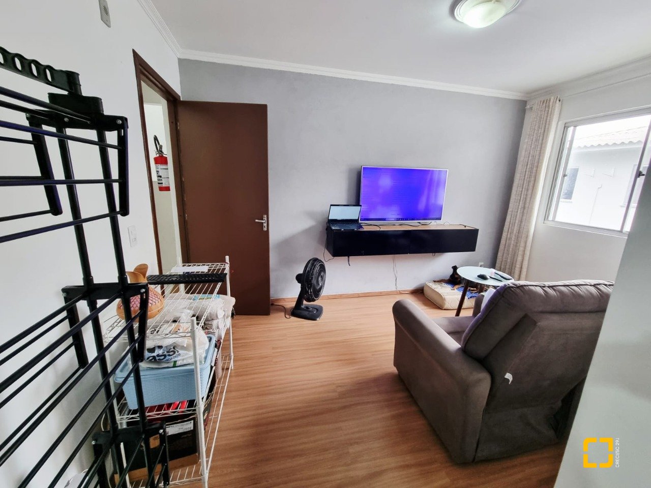 Apartamento com 46m², 2 quartos, 1 garagem, no bairro Pachecos em Palhoça