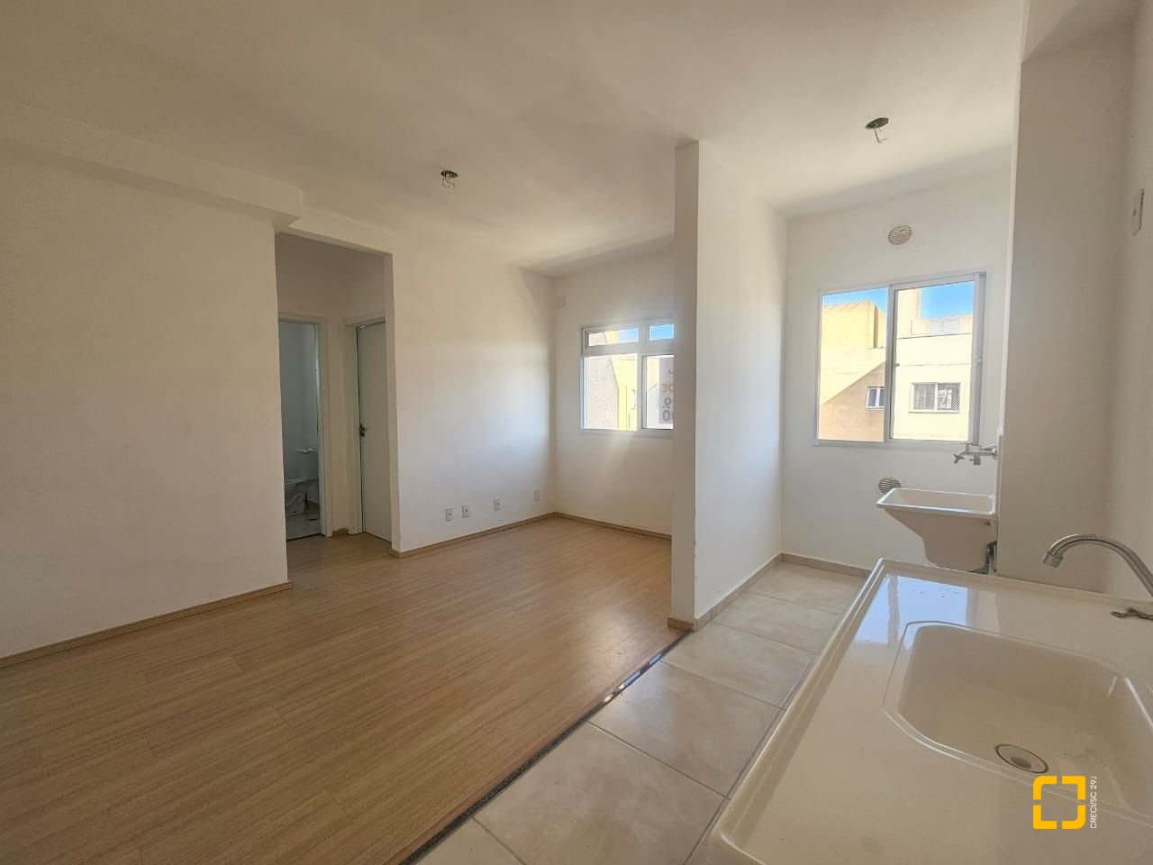 Apartamento com 47m², 2 quartos, 1 garagem, no bairro Bela Vista em Palhoça