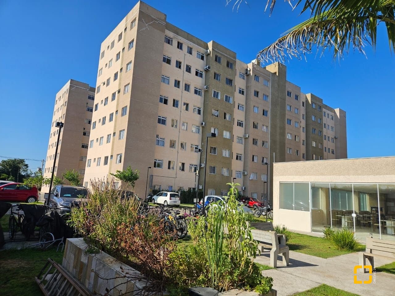 Apartamento com 47m², 2 quartos, 1 garagem, no bairro Bela Vista em Palhoça