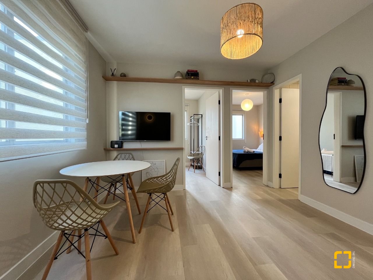 Apartamento com 52m², 2 quartos, 1 garagem, no bairro Itacorubi em Florianópolis