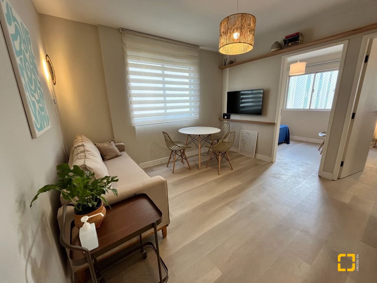 Apartamento com 52m², 2 quartos, 1 garagem, no bairro Itacorubi em Florianópolis