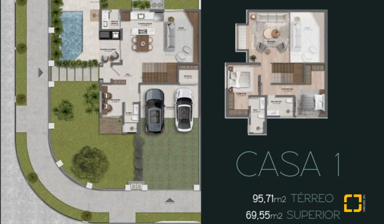 Casa com 165m², 4 quartos (sendo 2 suítes), 2 garagens, no bairro Canasvieiras em Florianópolis