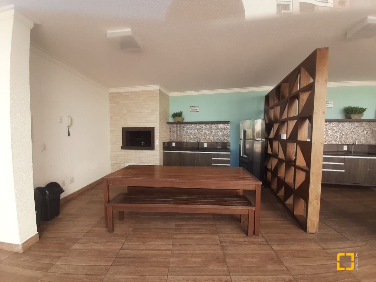 Apartamento com 105m², 2 quartos, 1 garagem, no bairro Barreiros em São José