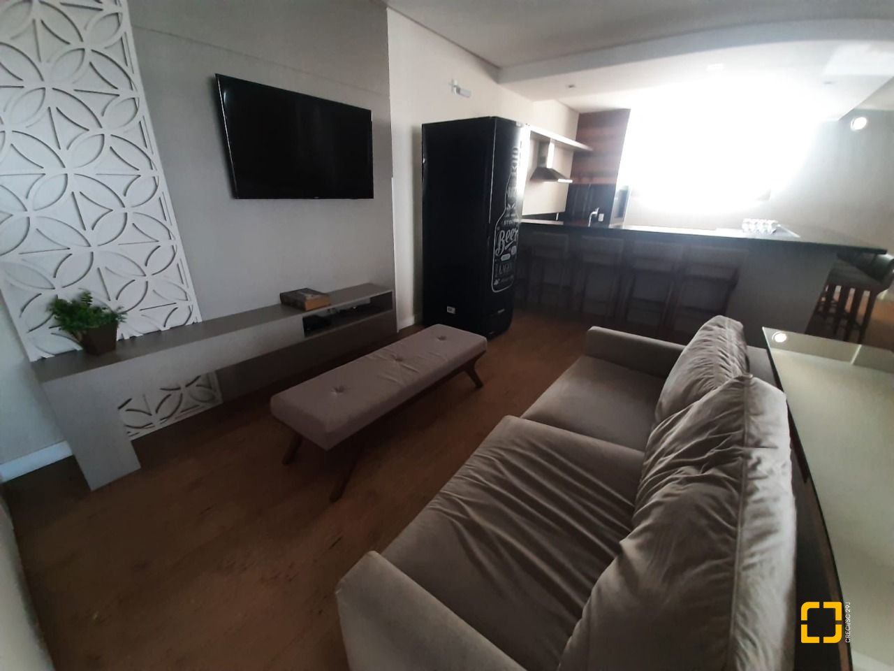 Apartamento com 105m², 2 quartos, 1 garagem, no bairro Barreiros em São José