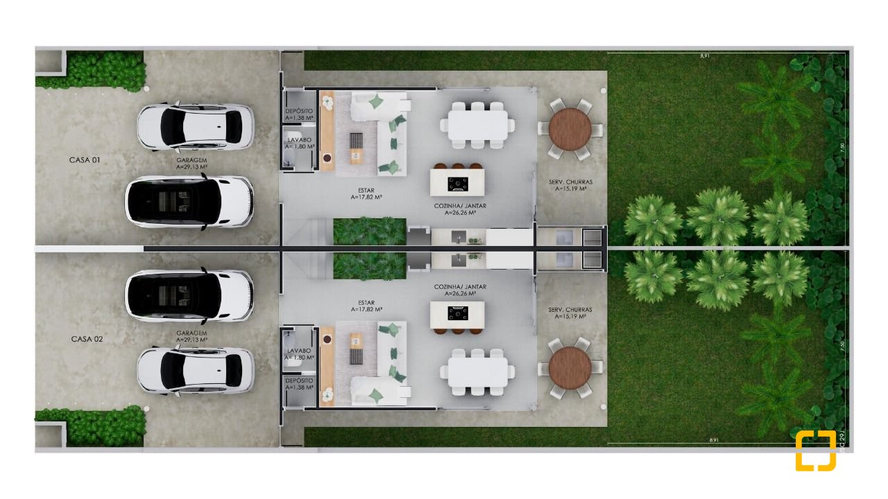 Casa com 196m², 4 quartos (sendo 1 suíte), 2 garagens, no bairro Campeche em Florianópolis