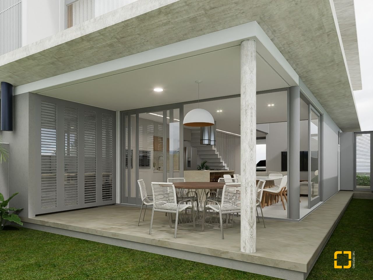 Casa com 196m², 4 quartos (sendo 1 suíte), 2 garagens, no bairro Campeche em Florianópolis
