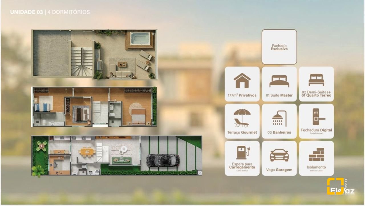 Casa com 137m², 5 quartos (sendo 1 suíte), 1 garagem, no bairro Campeche em Florianópolis