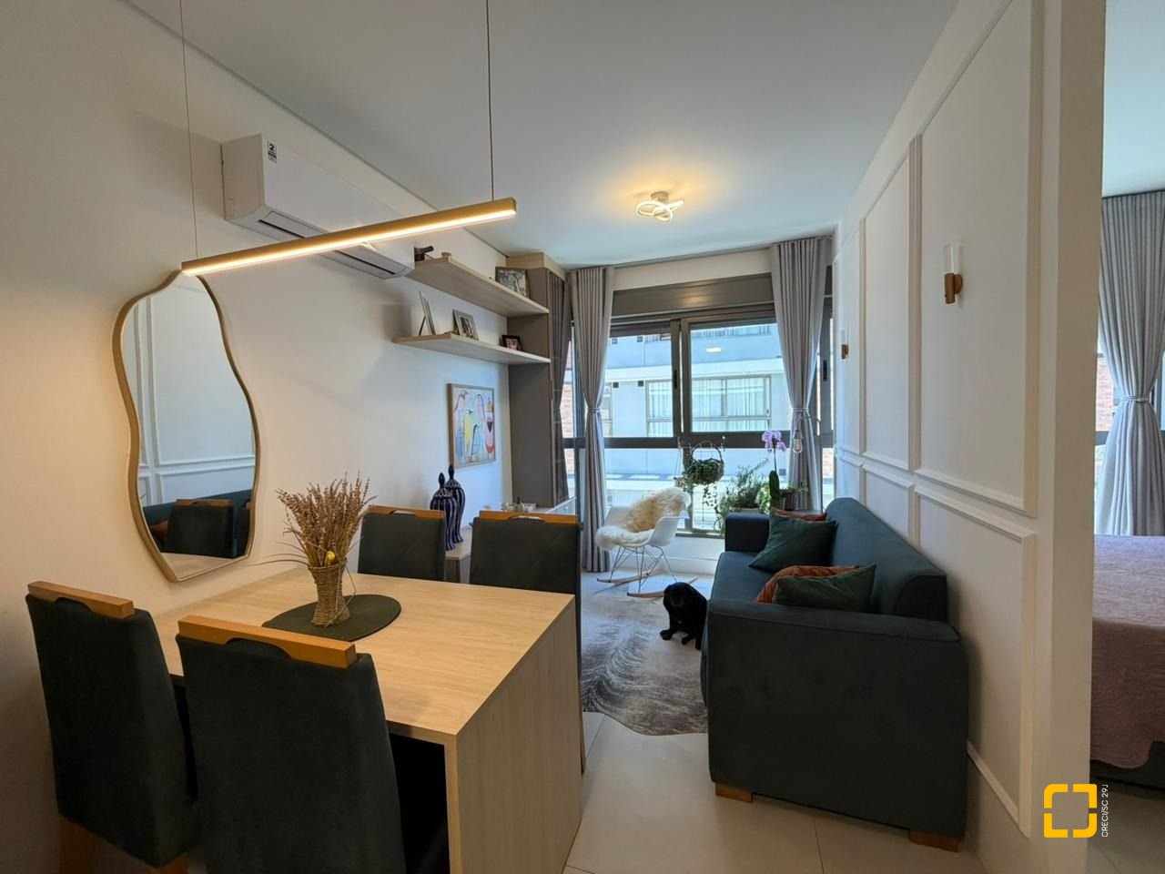 Studio com 35m², 1 quarto, 1 garagem, no bairro Estreito em Florianópolis