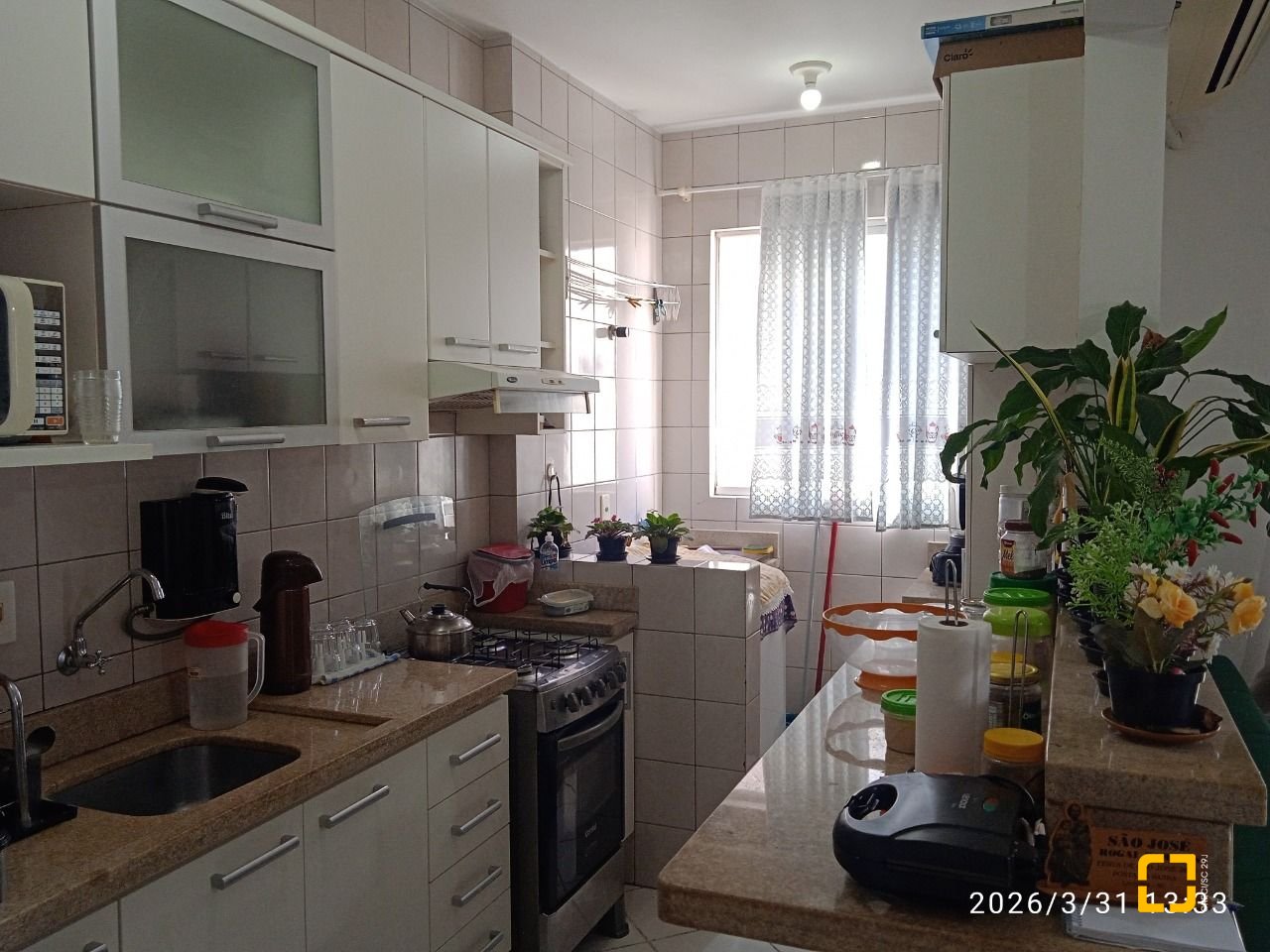 Apartamento com 55m², 2 quartos, 1 garagem, no bairro Campinas em São José
