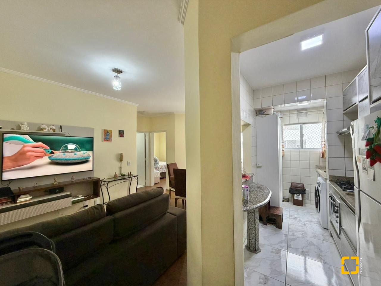 Apartamento com 58m², 2 quartos, 1 garagem, no bairro Estreito em Florianópolis