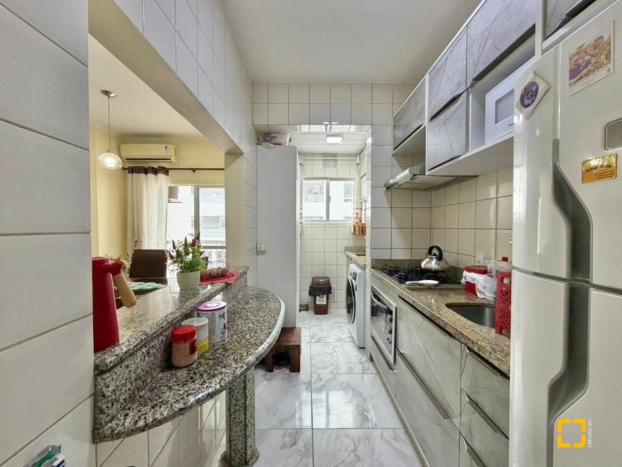 Apartamento com 58m², 2 quartos, 1 garagem, no bairro Estreito em Florianópolis