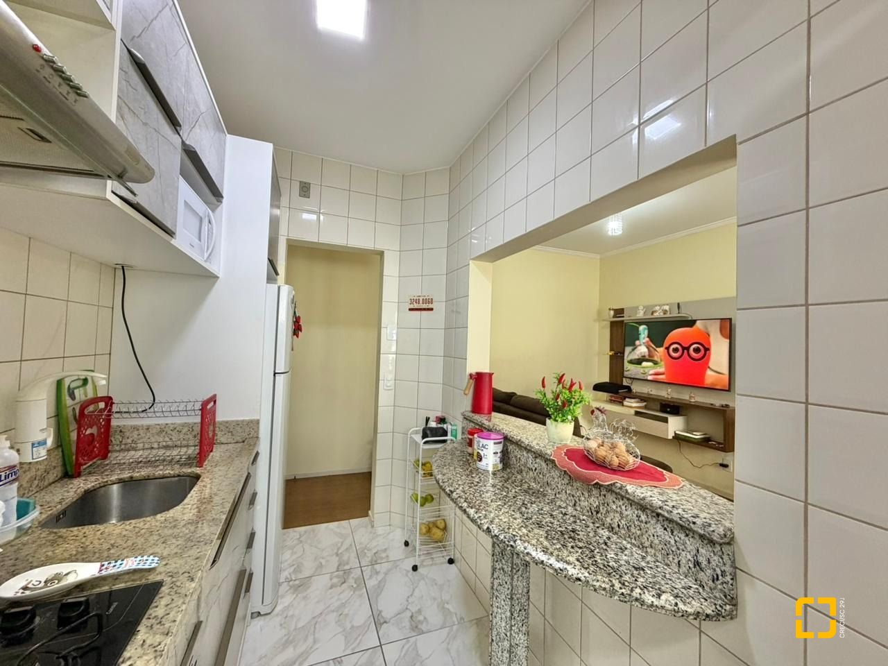 Apartamento com 58m², 2 quartos, 1 garagem, no bairro Estreito em Florianópolis