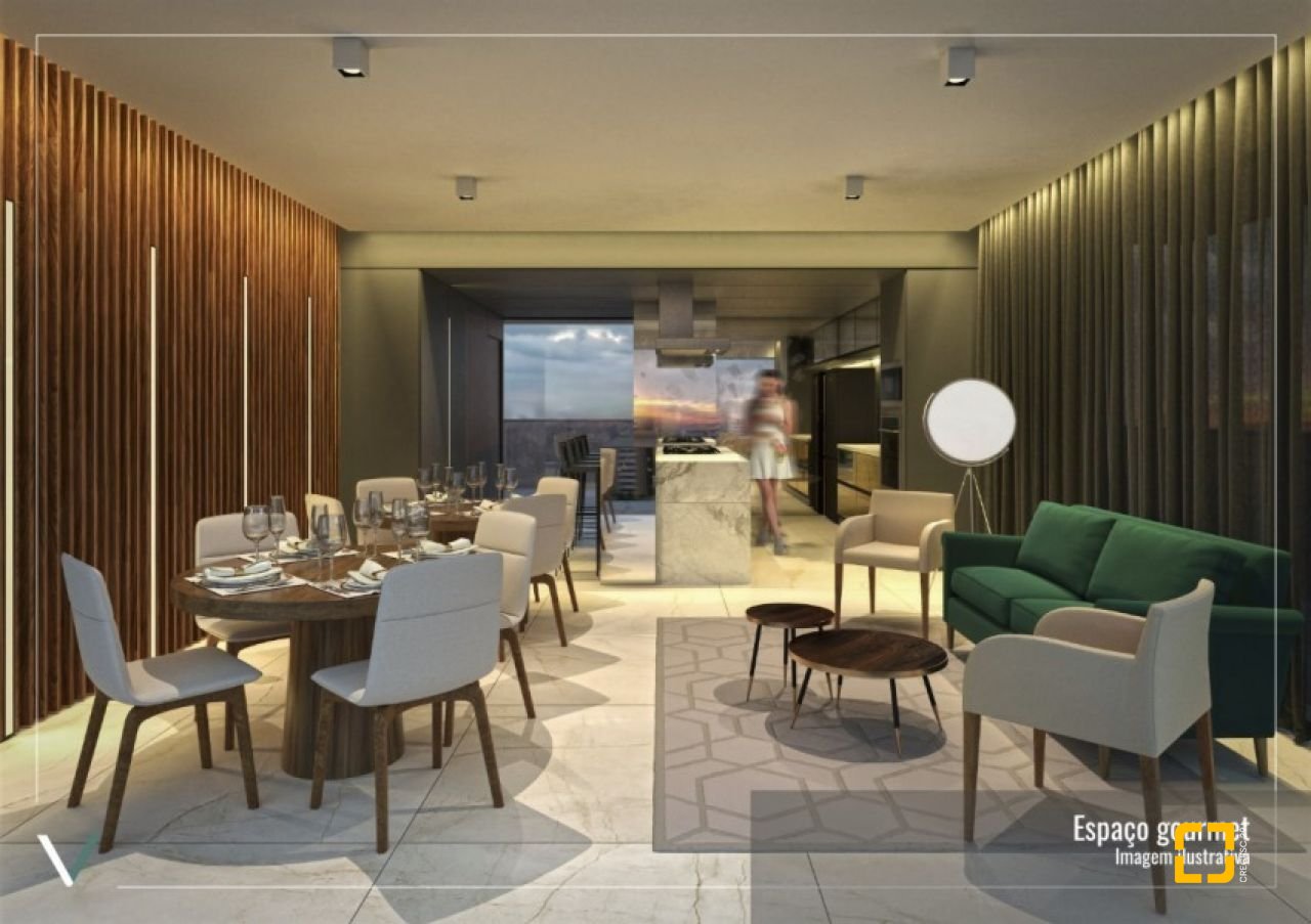 Apartamento com 152m², 6 quartos (sendo 3 suítes), 3 garagens, no bairro Centro em Florianópolis