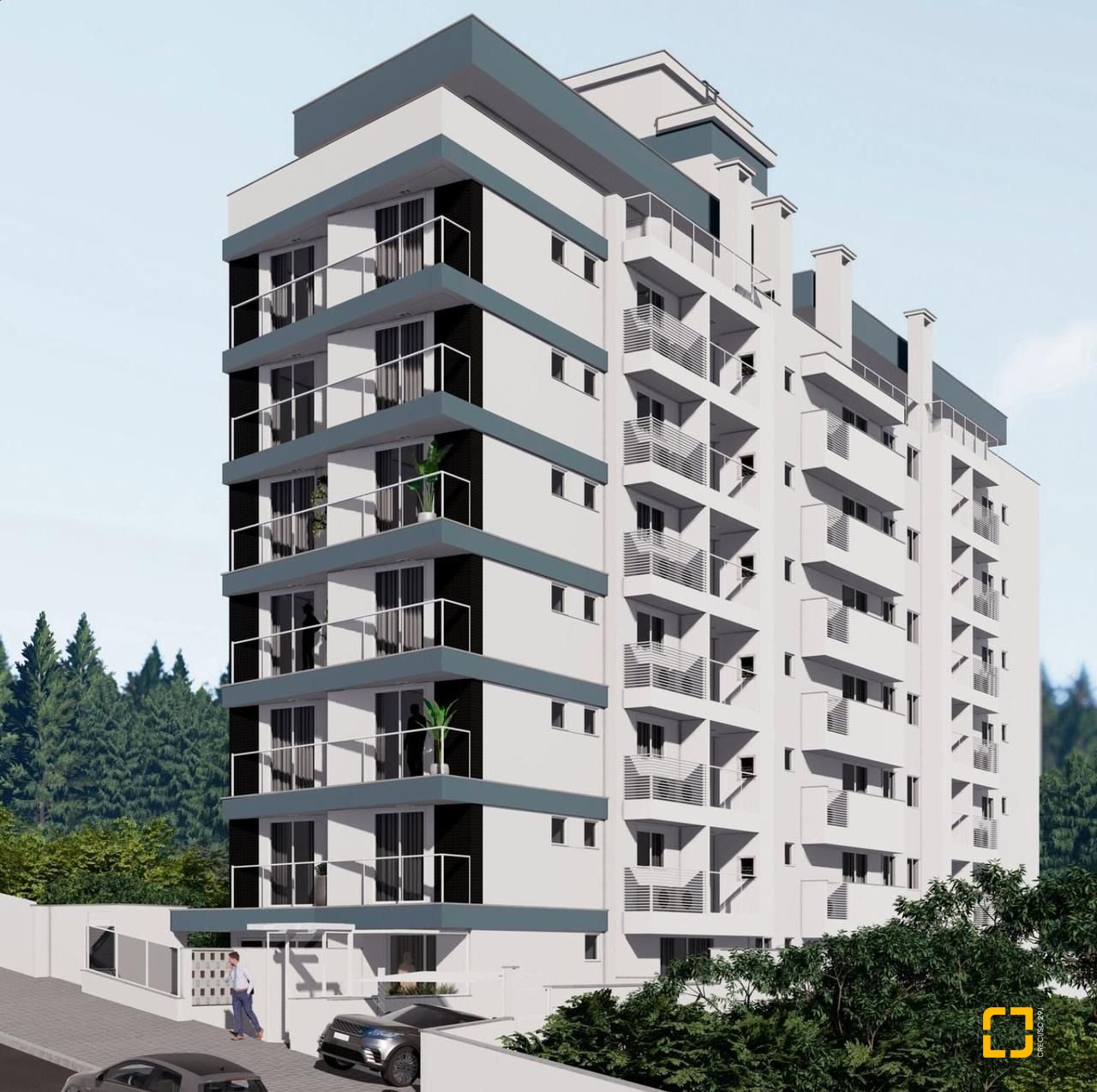 Apartamento com 64m², 2 quartos, 1 garagem, no bairro Carvoeira em Florianópolis