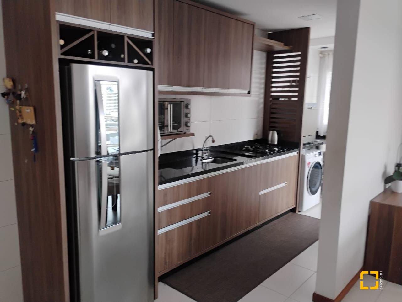 Apartamento com 72m², 3 quartos (sendo 1 suíte), 1 garagem, no bairro Pedra Branca em Palhoça