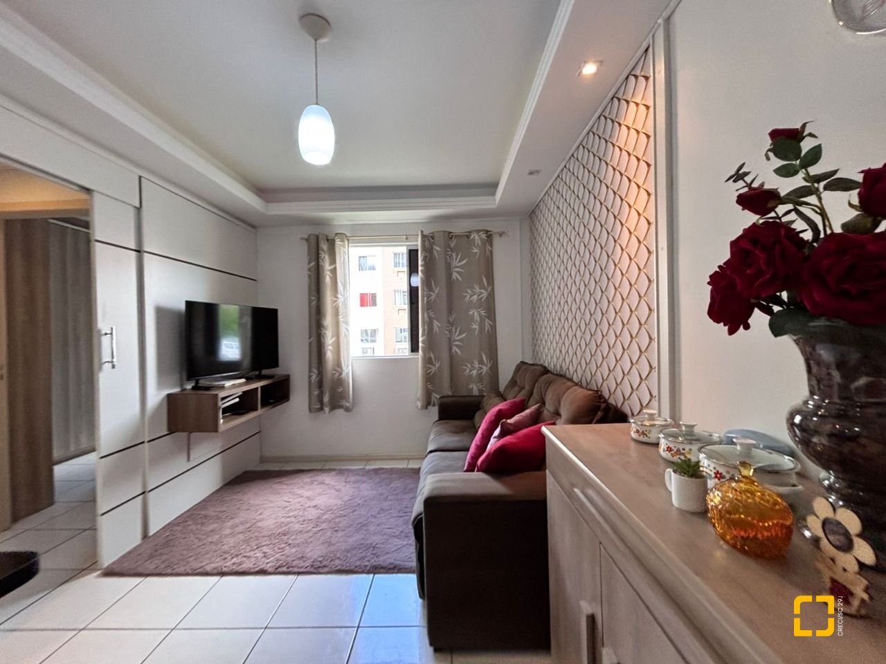 Apartamento com 45m², 2 quartos, 1 garagem, no bairro Fundos em Biguaçu
