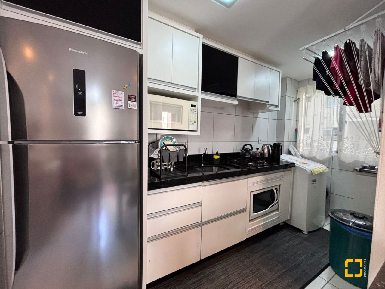 Apartamento com 45m², 2 quartos, 1 garagem, no bairro Fundos em Biguaçu