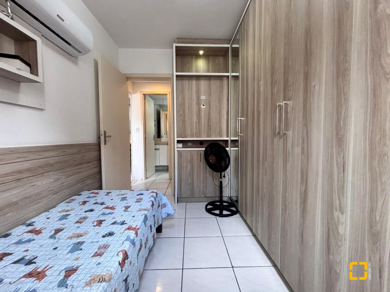 Apartamento com 45m², 2 quartos, 1 garagem, no bairro Fundos em Biguaçu