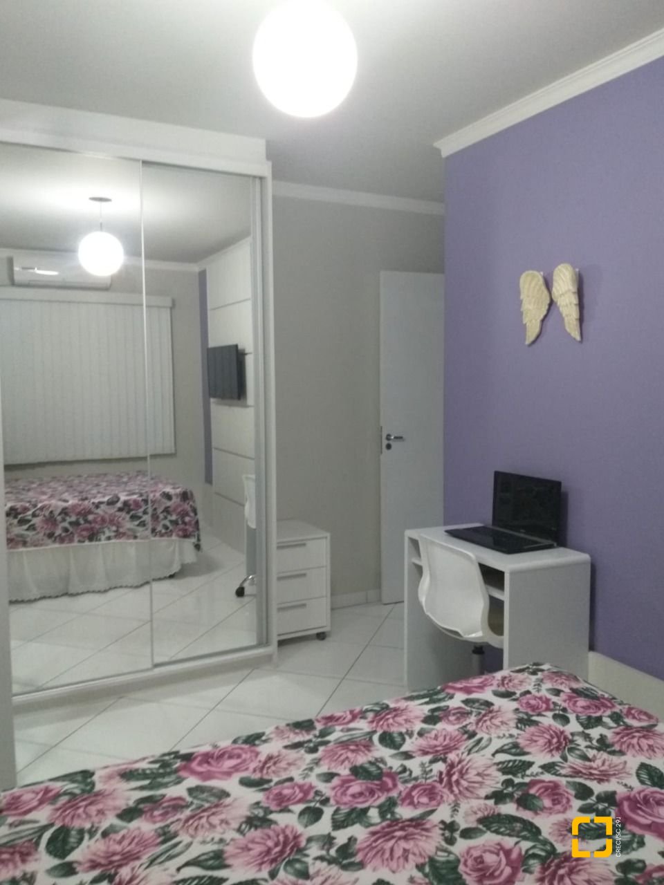 Apartamento com 59m², 2 quartos, 1 garagem, no bairro Forquilhinha em São José
