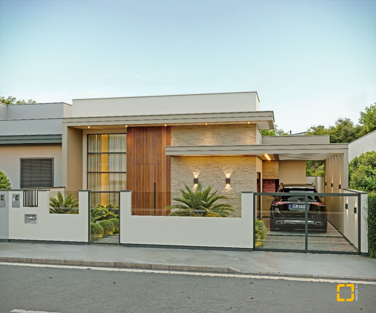 Casa com 78m², 2 quartos (sendo 1 suíte), 1 garagem, no bairro Forquilhas em São José
