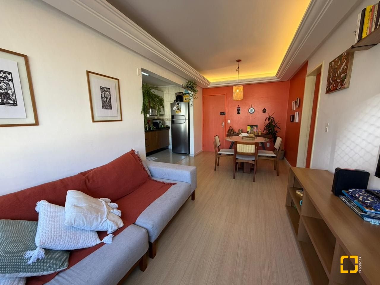 Apartamento com 59m², 2 quartos, 1 garagem, no bairro Trindade em Florianópolis
