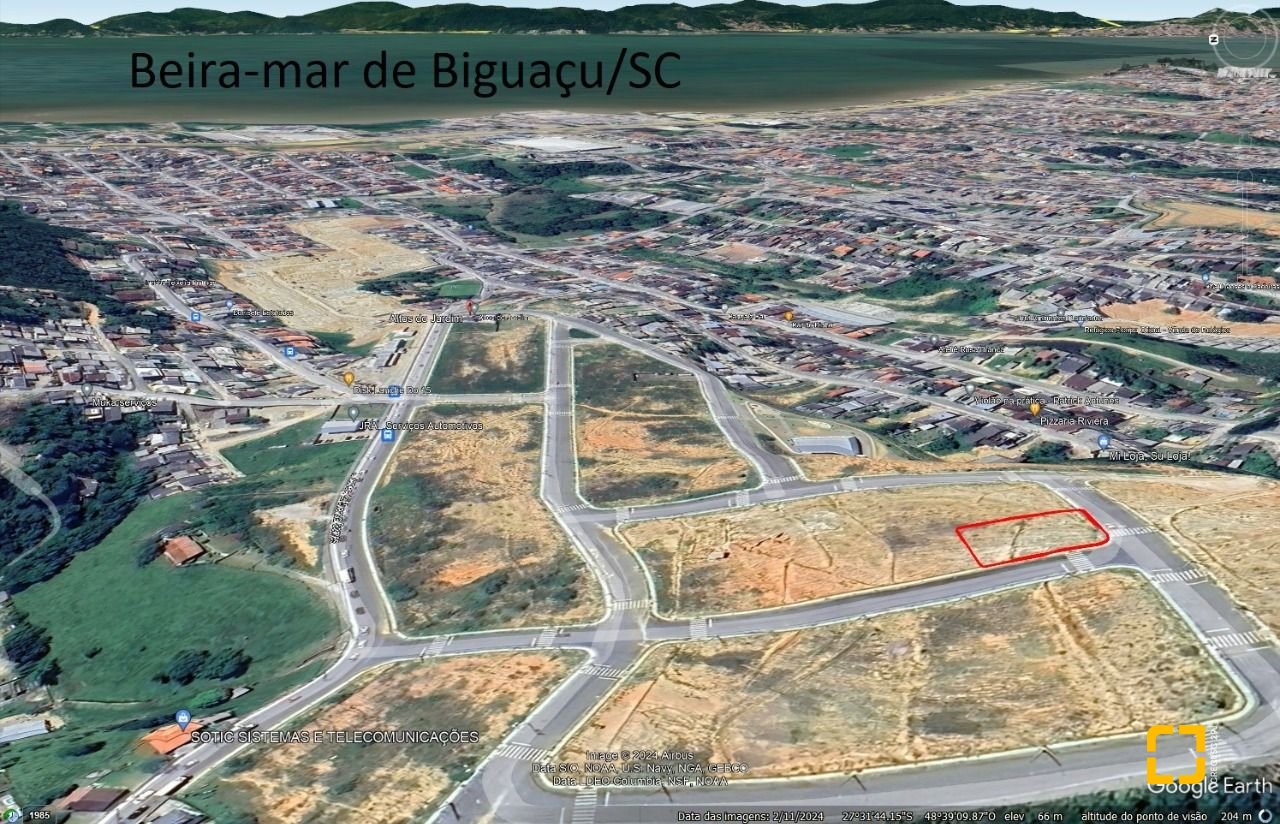 Terreno com 467m², no bairro Jardim Janaina em Biguaçu
