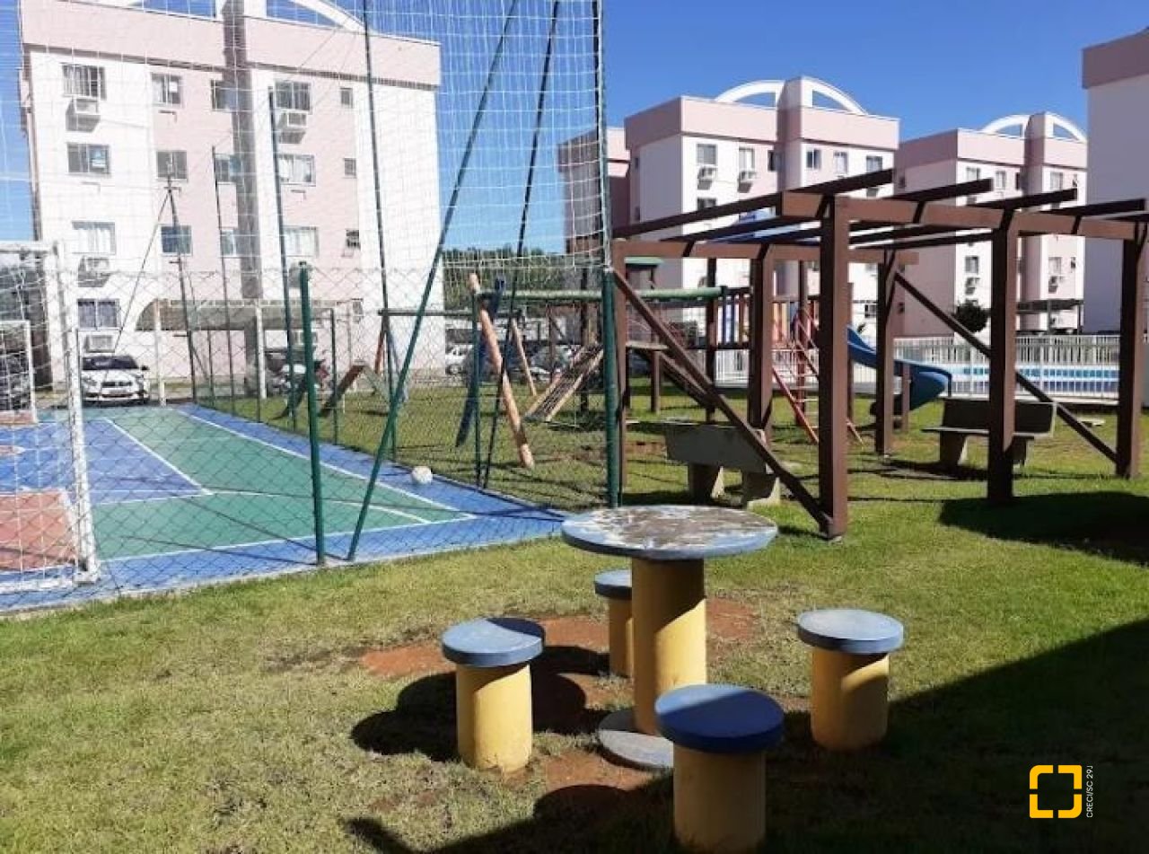Apartamento com 44m², 2 quartos, 1 garagem, no bairro Aririu em Palhoça