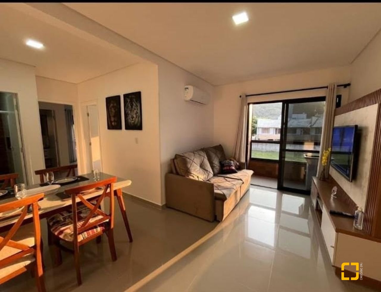 Apartamento com 69m², 2 quartos (sendo 1 suíte), 1 garagem, no bairro Ingleses em Floranópolis